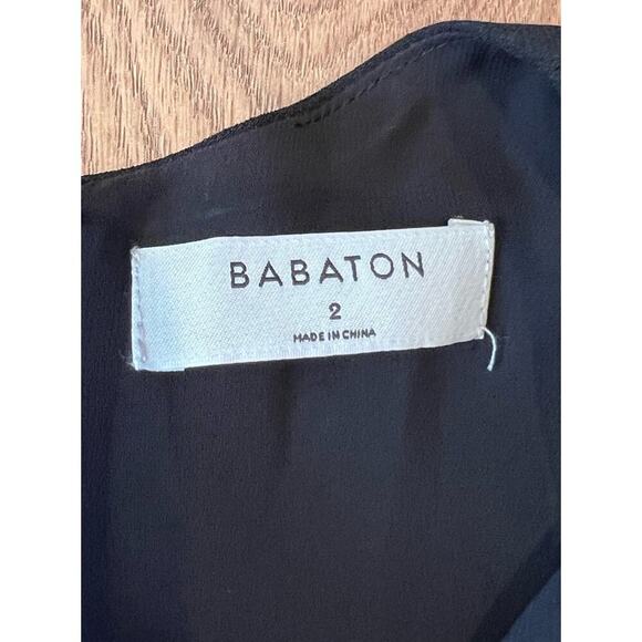 Aritzia Babaton Patricio Dress Black Size 2 NWT $138 Minimalist Preppy Career - Picture 8 of 11